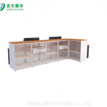 fashion store cashier desk/steel checkstand/supermarket checkout counter