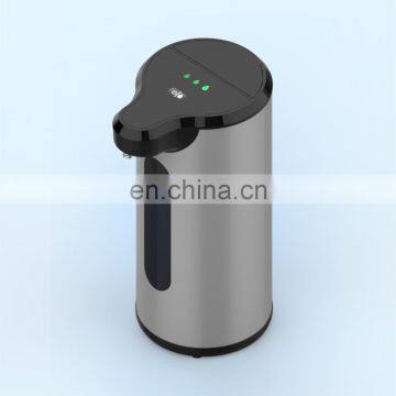 free standing liquid stainless steel automatic touchless soap dispenser motion sensor black