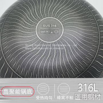 Stainless Steel Non-stick Wok 32cm photo-4
