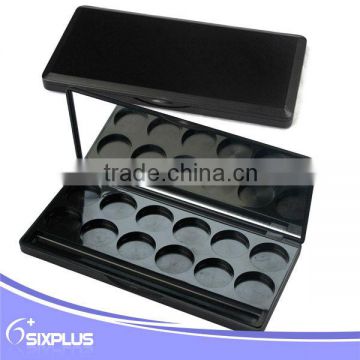 12 color wholesale empty eyeshadow palettes/empty makeup palette