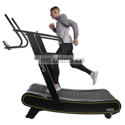 non-motorized  gym fitness equipment best quality running machine  best sale unpowered Curved treadmill & air runner