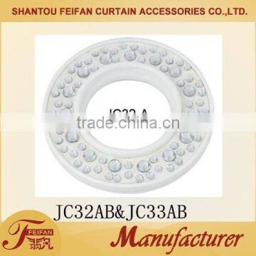 JC32 AB and JC33 AB plastic curtain eyelet curtain eyelet tape curtain rings