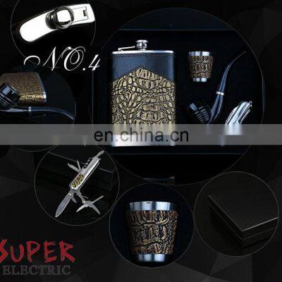 Eco Friendly Water Bottles 304 Stainless Steel Leak Proof Liquor Hip Flask 9 oz Water Flask Bottle With Funnel and Gift Box photo-4