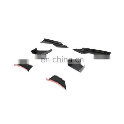 MAD Style Carbon Fiber F82 M4 Front Canards Bumper Fins for BMW 3 Series 4 Series F80 M3 F82 M4 photo-5