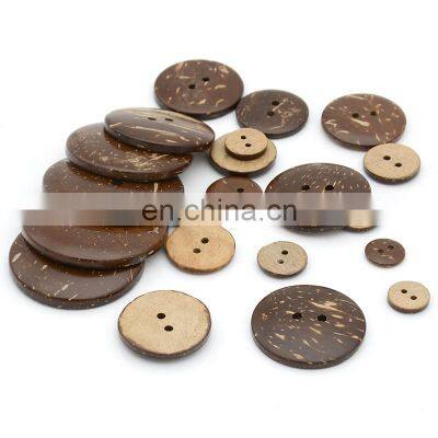 Around Brown Sewing Garment Natural Coconut Shell Buttons