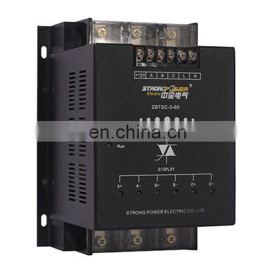 Power factor control thyristor switch controlled capacitor bank for capacitor loads