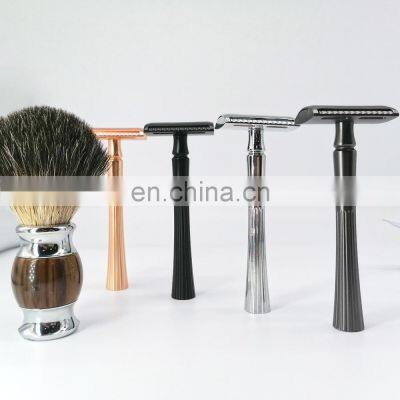 Classical style barber shaving razor gun black metal sefety razor shaver