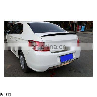 ABS Primer Painted Back Trunk Lip Wing For 301 Rear Spoiler