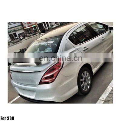 ABS Primer Painted Back Car spoiler For 308 Rear spoiler with light