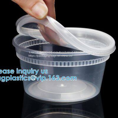 salad disposable plastic food container soup bowl noodle bowl,Food Grade Custom Transparent Disposable Plastic Fastfoodbox