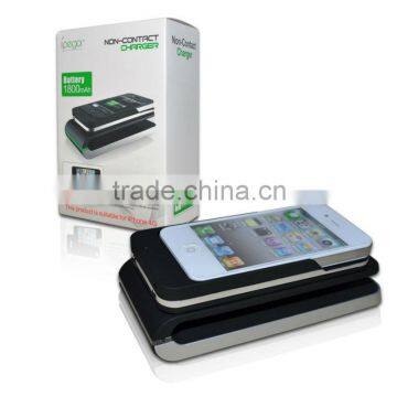 Portable wireless charger, non-contact charger External Battery for iphone 4G/4S