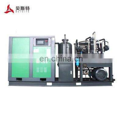 Factory hot sell Durable booster combined screw air compressor machine oxygen booster compressor with manufacture direct sales