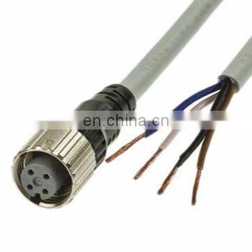 Серия Omron XS5, кабель датчика XS5F - D421 - D, IP67, прямая розетка для датчика M12 на 4 контакта, свободный конец, 2 м, 6.6 фт
