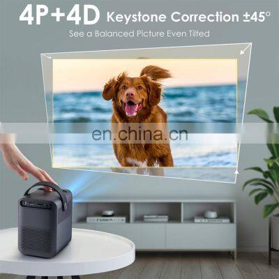 MINI Projector Voice Control Smart TV WIFI Portable Home Theater Cinema Sync Phone Beamer LED Video Projectors 4k photo-5