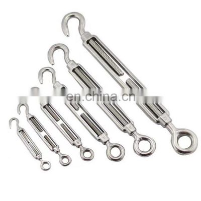 Wholesale Factory Customized 304 Stainless Steel Flower Basket Screw Wire Rope Tightener Orchid Bolt Tensioner Turnbuckles