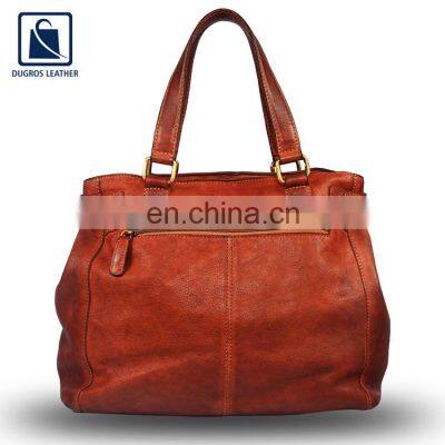 Wholesale High Quality Luxurious Fashion Genuine Leather Women Handbag photo-3