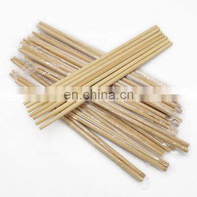 Hot Sale Factory Supply discount disposable round chopsticks 100% natural bamboo