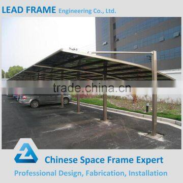 High standard shapely steel fabrication car canopy