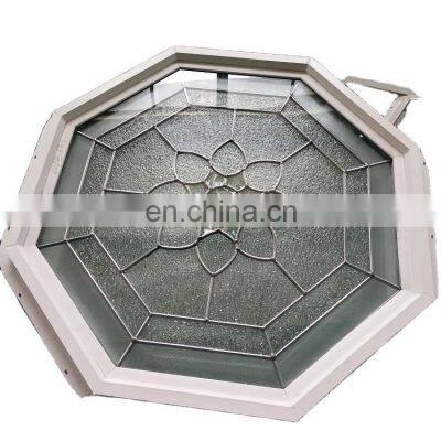 Window Pvc or Aluminum Alloy  fixed or top hung  Octagonal art window