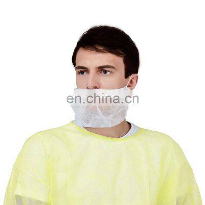 White Blue Disposable Nonwoven Beard Cover For Kitchen Hygiene photo-3