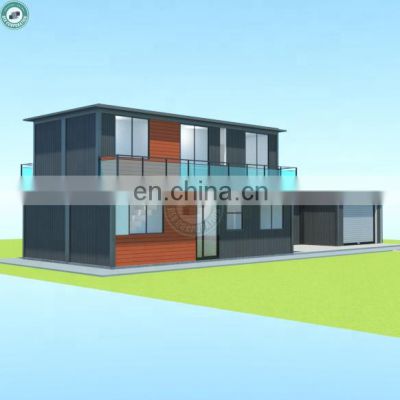 2 Storey 5 Bedroom Large Prefab Modular House Well Insulated Detached Family House with Garage in Canada