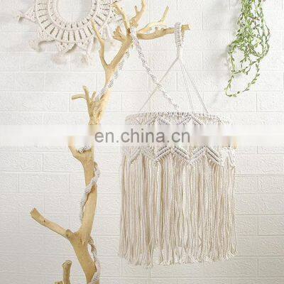 Macrame Chandelier, Bohemian Lamp Shade Decor