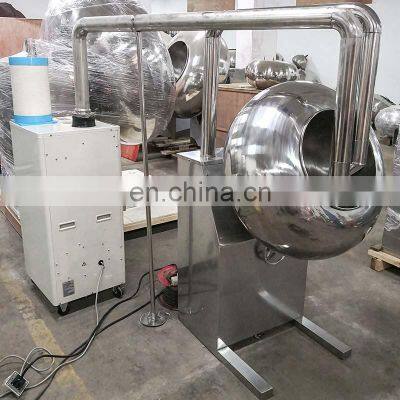 Pharmaceutical Tablet Pill Almond Peanut Candy Tablet Coating Pan Dragee Sugar Coating Machine photo-4