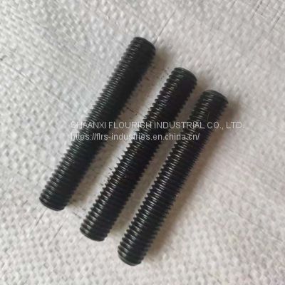 Full Thread Black Finish Double Ended Bolt ASTM A193 OEM 30mm Length