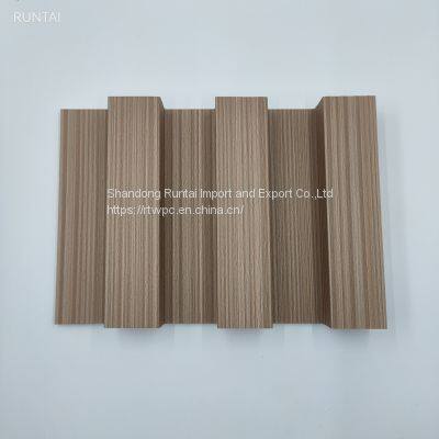 Wall Panel Hollow Interior Wood Plastic Composite Wall Cladding WPC Wall Panel 195-28 photo-4