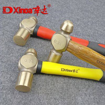 Xinda Non Sparking Ball Pein Hammers Copper Alloy and Explosion Proof Hand Tools Factory photo-2
