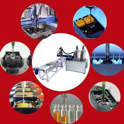 Automatic CNC Auto Epoxy Dispenser ab Glue Dispensing Machine for Capacitor Production photo-4