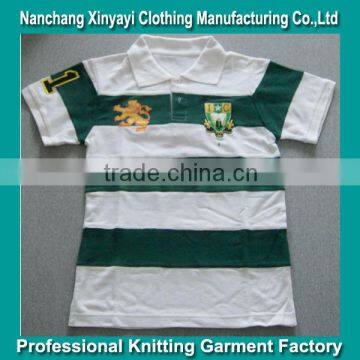 100% Cotton Men Polo Shirts/Men Striped Polo Shirt/Garment Factory Price