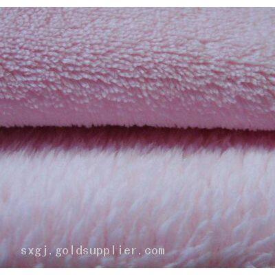 Coral Fleece Fabric Two Side Brush And Anti Pilling Coral Velvet Fabric For Baby Wear