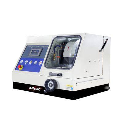 HST-Q100B Lab Grade Metallographic Testing Equipment Automatic Cutting Machine 60L Cooling System Manual/Auto Modes 1-Year