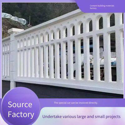 Concrete Hollowed-out Wall, Cement Lattice Fence Factory, Customizable Villa Golden Lattice Guardrails, Prefabricated Enclosures photo-4
