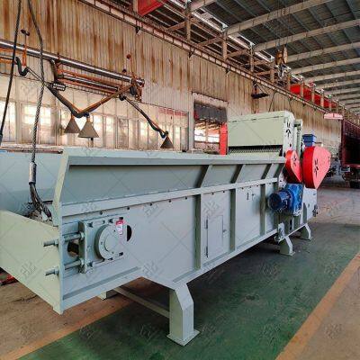 Tree Log and Bamboo Drum Chipper Shredder for Sawdust and Charcoal Briquette Making
