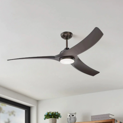 52 Inch Fan Light/lamp DC Motor Tri Color Dimming Silent Ceiling Fan Light American Style（Wechat:13510231336）