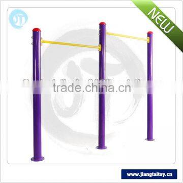 2015 hot-selling outdoor fitness equipment twin pull up bars horizontal bars horizontal chin-up