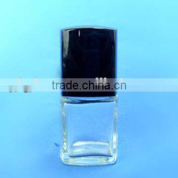 15ml square shape nail polish glass bottle