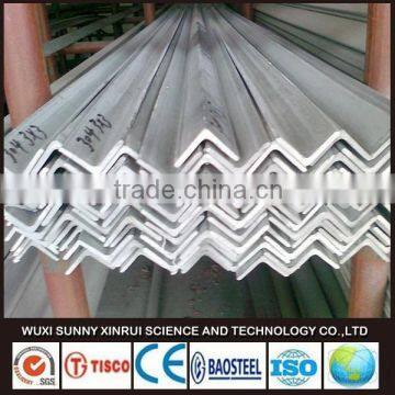 steel specification of acid pickling 304 angle bar standard length