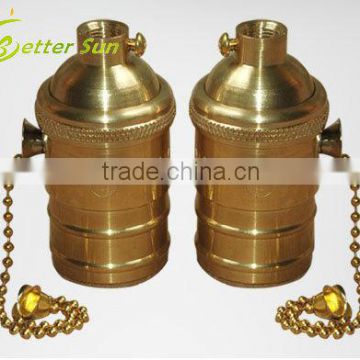 E27 E26 Brass Switch Socket for Pendant Lamp                        
                                                Quality Choice