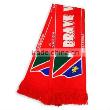 knitted flag custom made scarf
