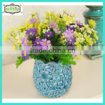 30cm 7 branch 28 heads plastic daisy flowers