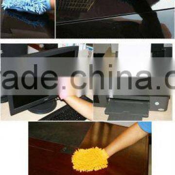 hot sales best quality microfiber chenille car use cleaning mitt &gloves&blocks