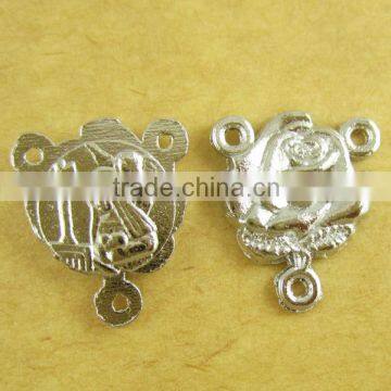 Religious metal Rose Medal rosary parts center piece