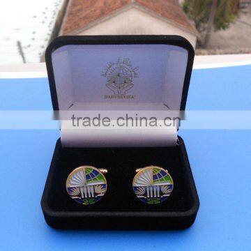 duiba elegant cufflinks with black velvet box cufflink