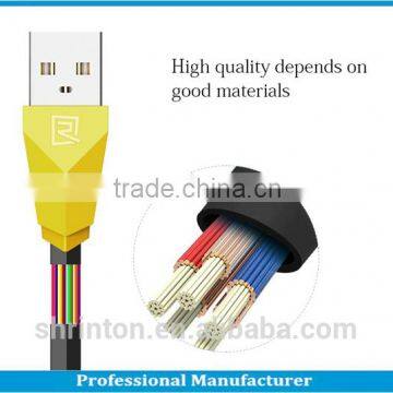 Original Remax TPE Copper Alien Cable for Iphone 5 and Micro photo-6