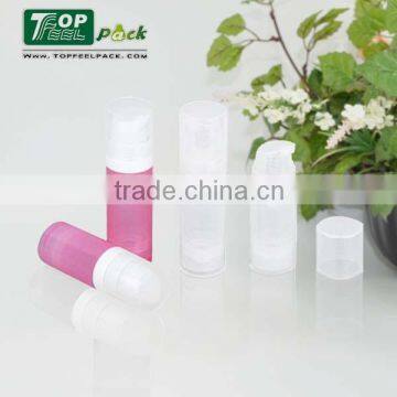 New design airless mini pp bottle 10ml 15ml