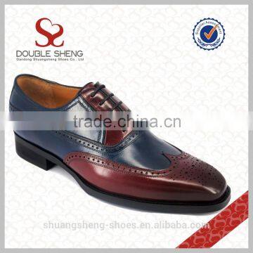 European trendy pure leather oxford dress shoes / footwear men