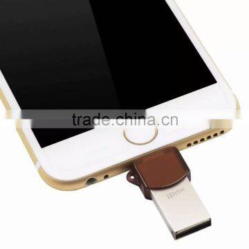 Wholesale USB Flash Drive Promotional Gift Custom USB Pen, OTG USB 2.0 Flash Drive For iPhone, 16G, 32G,64G, 128G